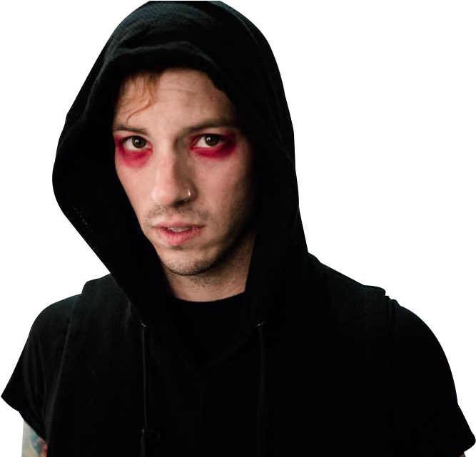 Josh Dun - Josh Dun Make Up (694x640), Png Download