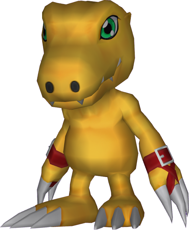 Digimon Masters Online Agumon (624x760), Png Download
