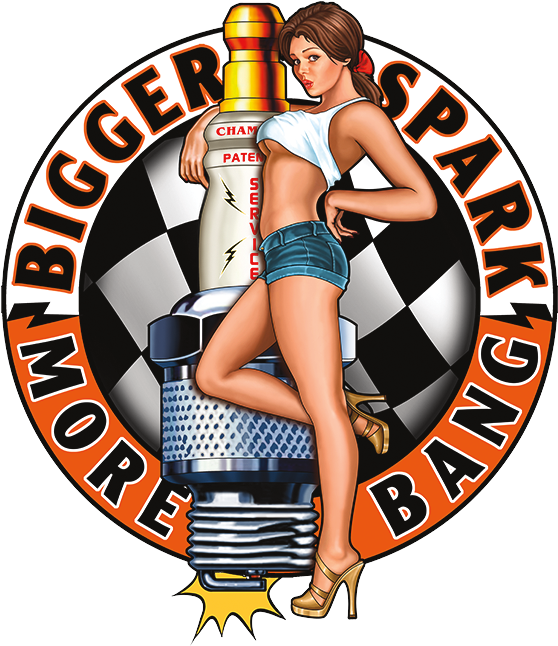 This Bigger Sparks Plasma Metal Sign Comes From The - Pin-up Model (675x675), Png Download