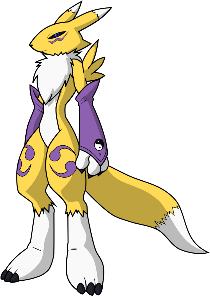 Digimon Renamon (744x1074), Png Download