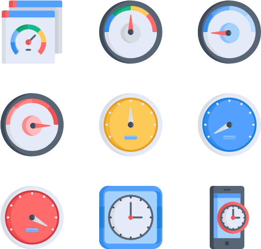 Speedometer & Time - Road Sign Icon (600x564), Png Download