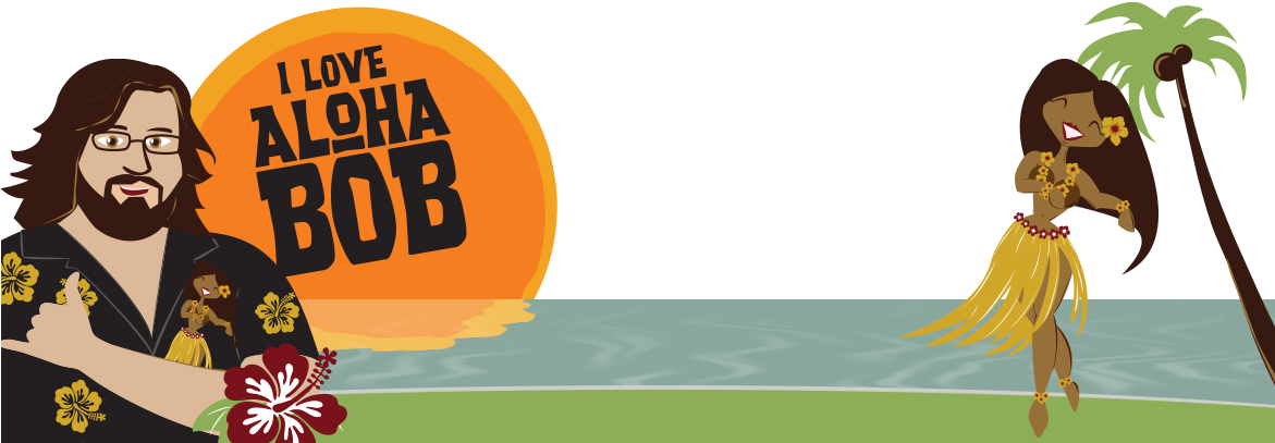 I Love Aloha Bob - Illustration (1170x430), Png Download