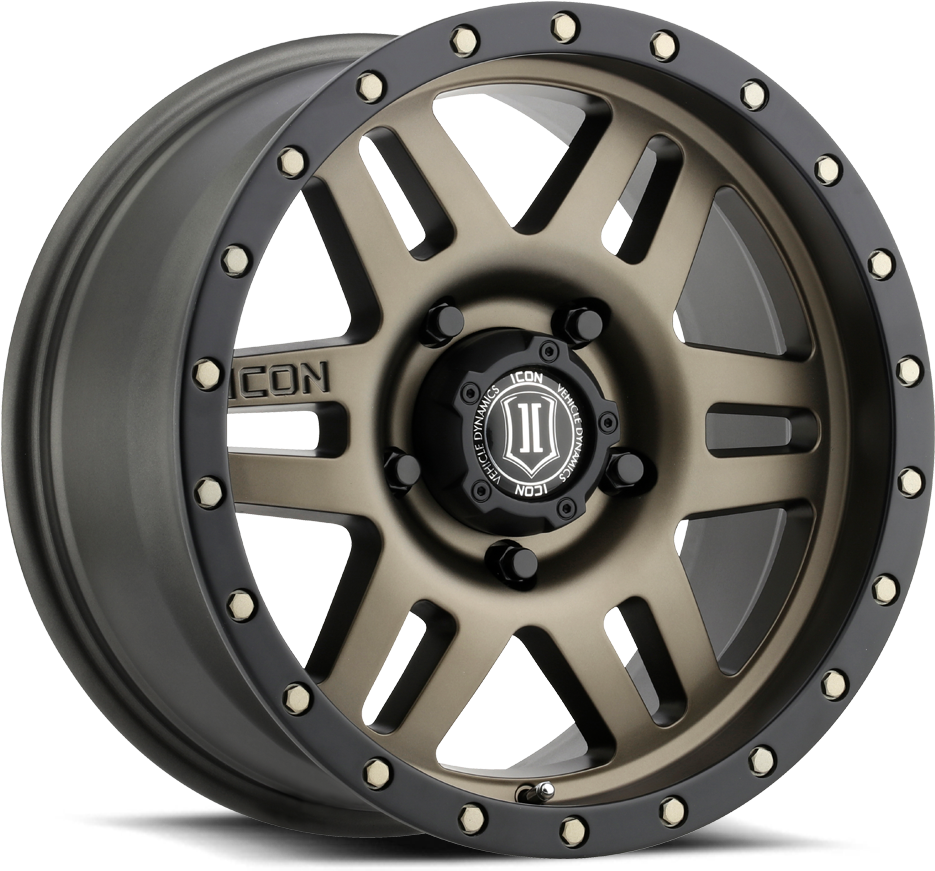 Icon Alloys Six Speed - Best Black Rims For Fj Cruiser (1000x1000), Png Download