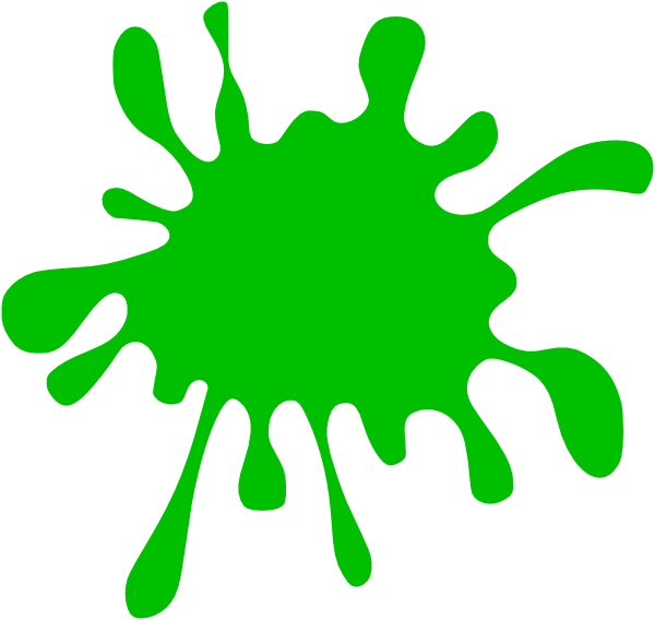 Small - Black Paint Splatter Clip Art (600x568), Png Download