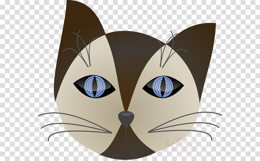 Cartoon Faces Siamese Cat Clipart Siamese Cat Havana - Emojis Anime Discord (900x560), Png Download