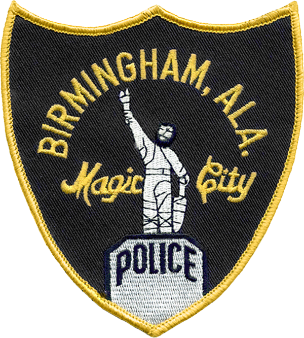 Birmingham Alabama Police Patch (600x666), Png Download