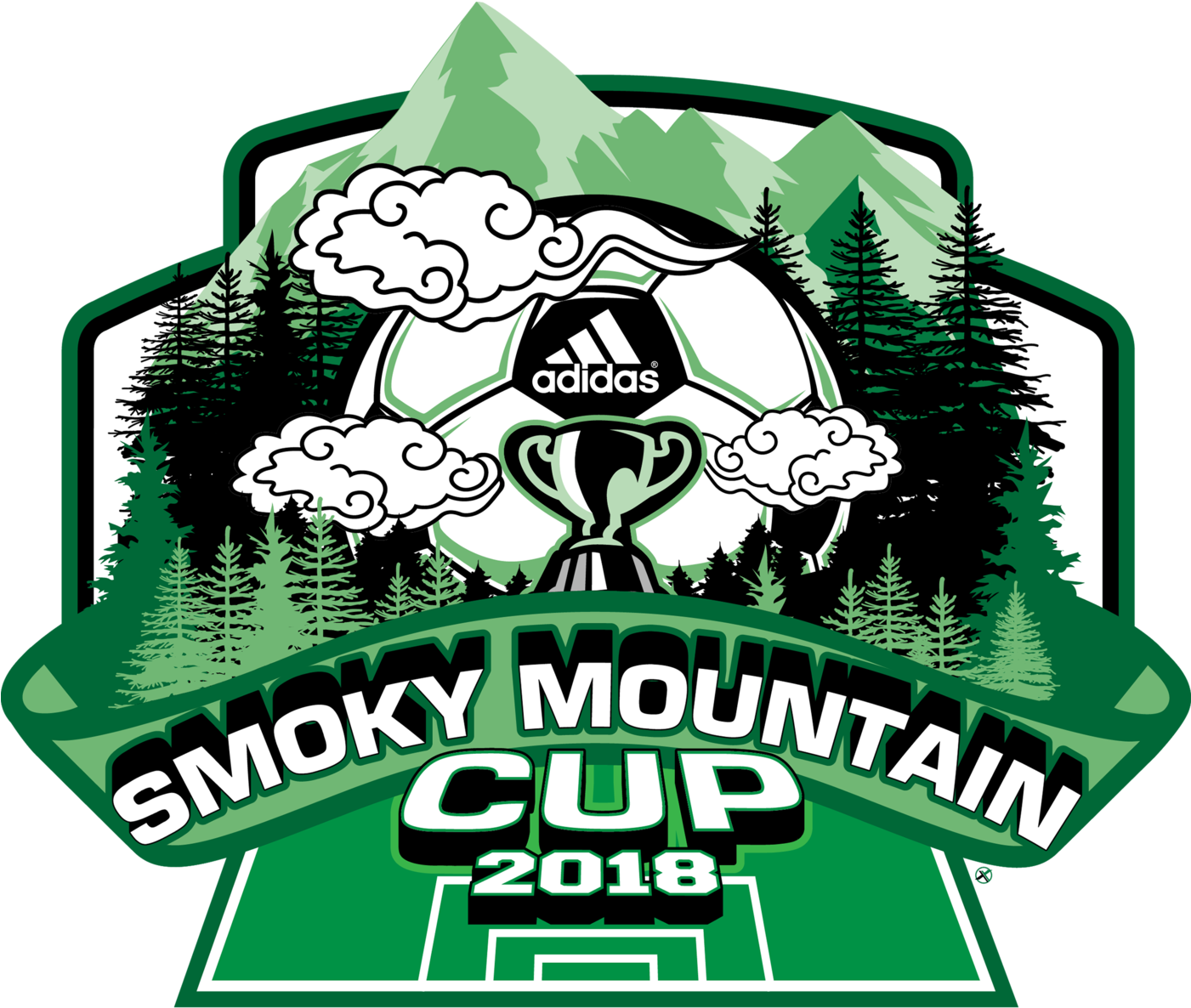 2018 Smoky Mountain Cup Tagged "2018 Smoky Mountain - Hoodie (1400x1234), Png Download