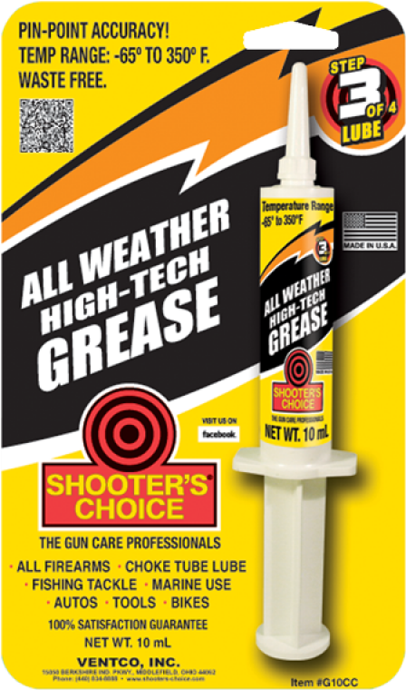 Shooters Choice Synthetic All Weather High Tech Gun - Shooters Choice Grease Syringe 12pk (800x800), Png Download