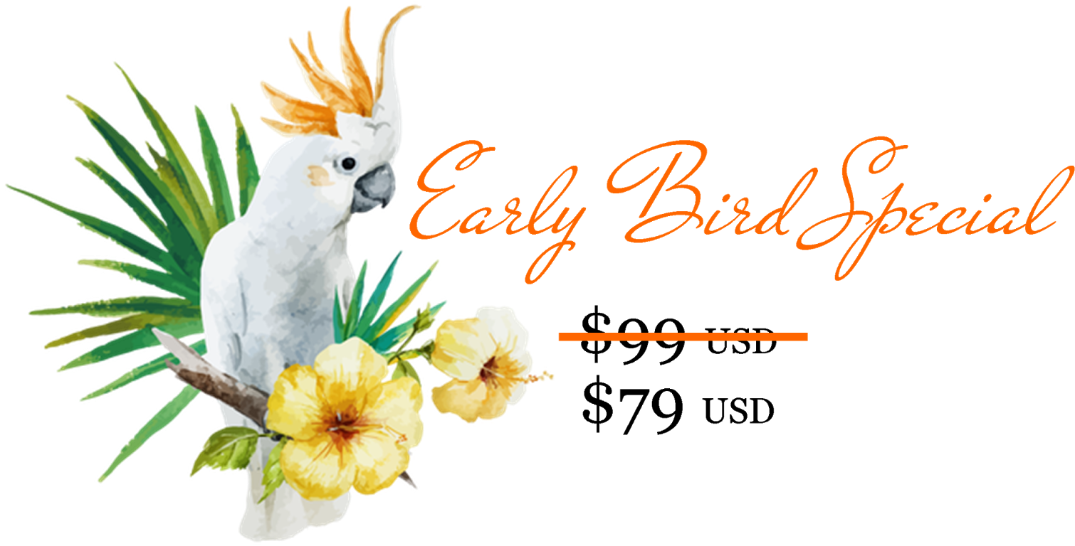 Be Sure To Check Back Tomorrow When I'll Release The - Parrots Decor Shower Curtain Set By Ambesonne, Hibiscus (1600x817), Png Download