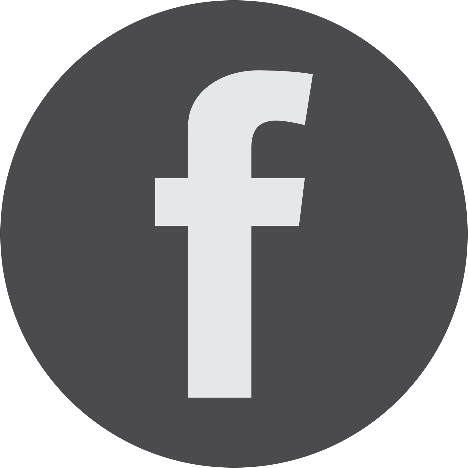 Transparent Facebook Logo Round (1526x1526), Png Download