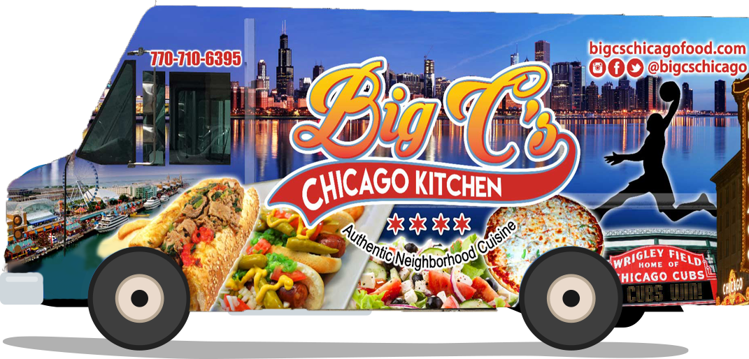 About Big C's - Wrigley Field (1071x514), Png Download