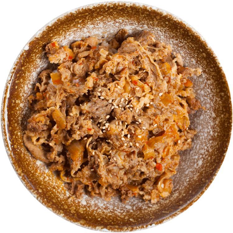 Spicy Rice Beef Bowl - Baked Goods (800x800), Png Download