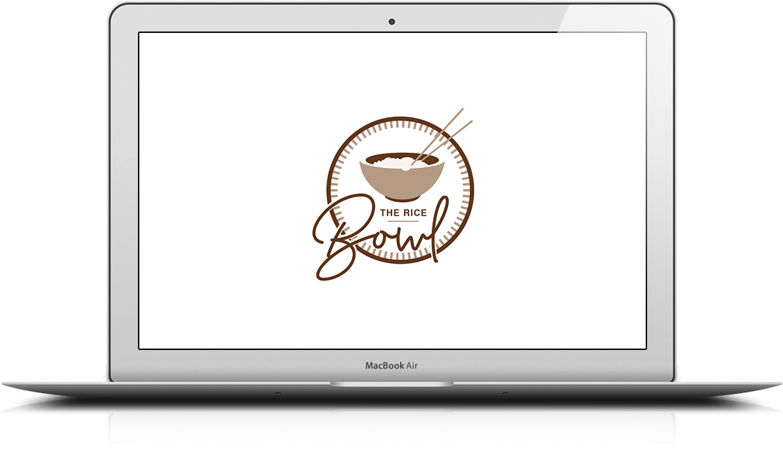 Restaurant Marketing Collateral- Logo Rice Bowl - Marketing (1200x800), Png Download