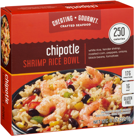 Chipotle - Cheating Gourmet Shrimp Rice Bowl Chipotle (600x600), Png Download