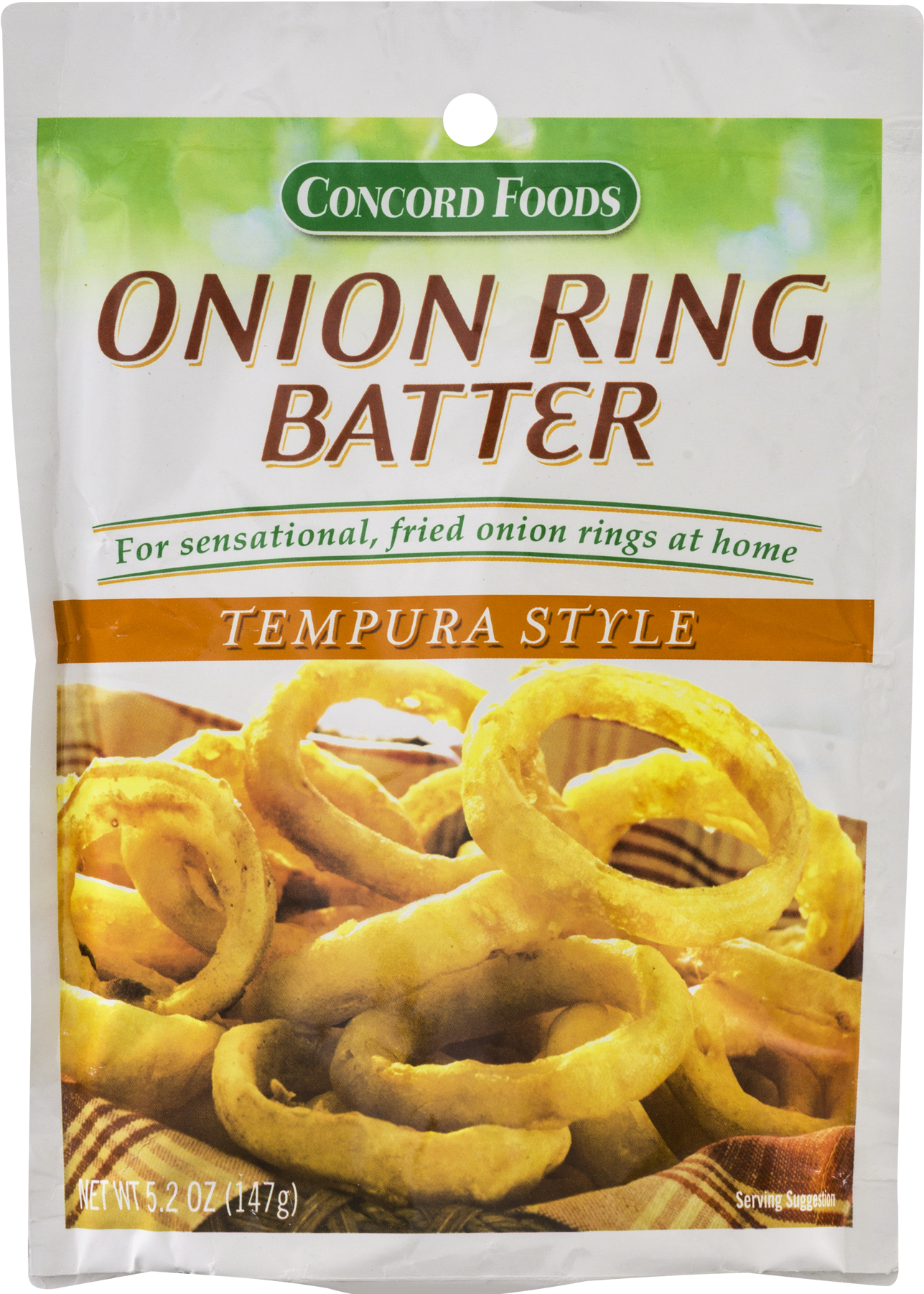 Concord Foods Batter Mix, Onion Ring, Tempura Style (1800x1800), Png Download