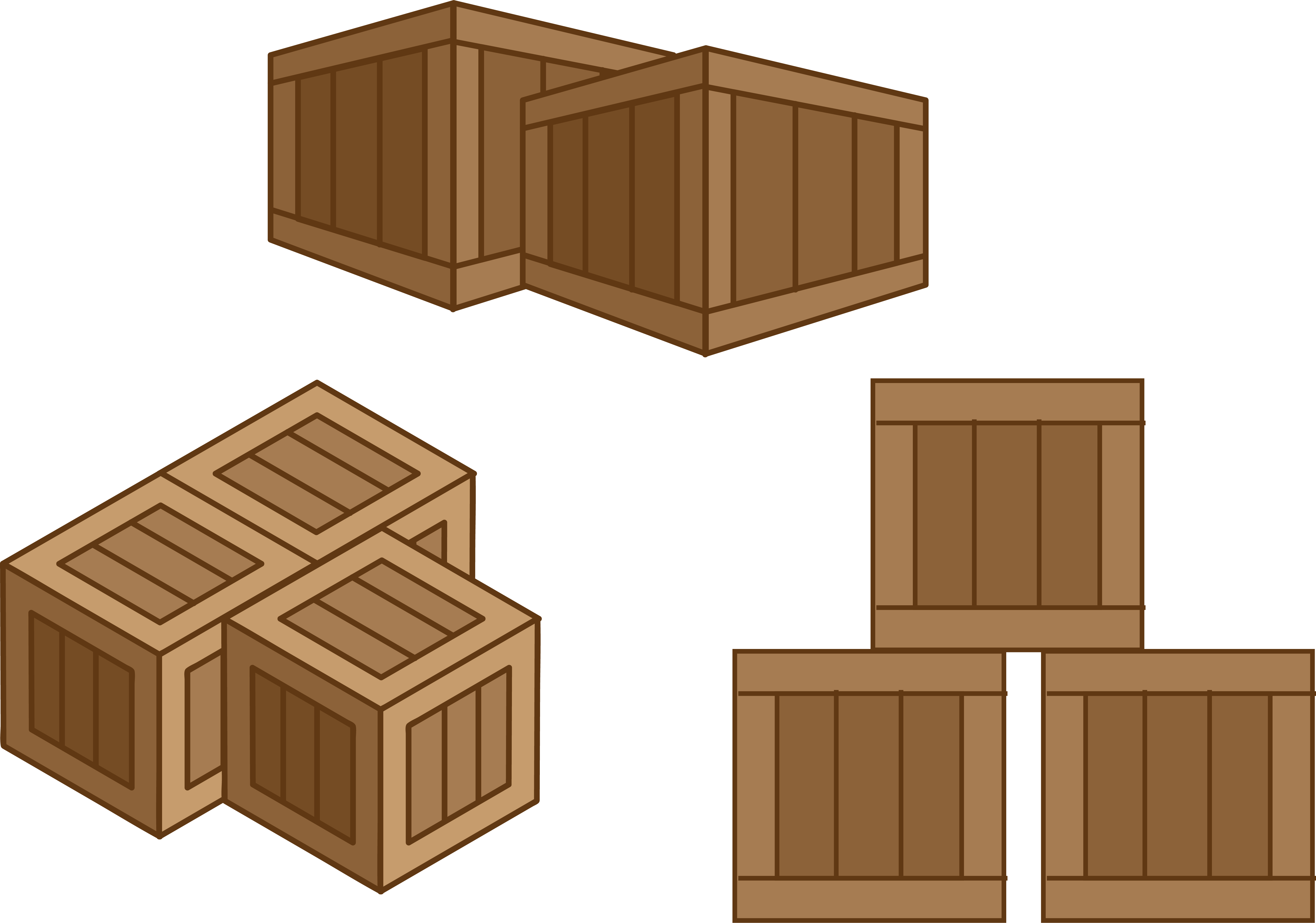 Crate (5846x4099), Png Download