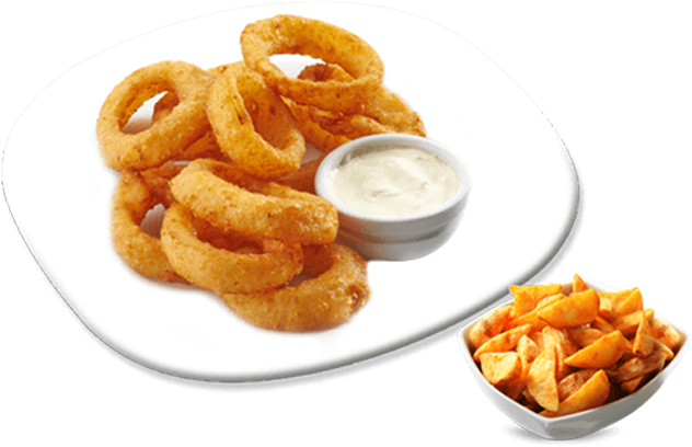 10 Onion Rings - Porsiyon Kalamar (700x500), Png Download