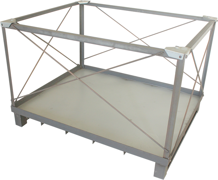 Metal Crates Is A Metal Form Packaging Material Usually - Metal (700x577), Png Download