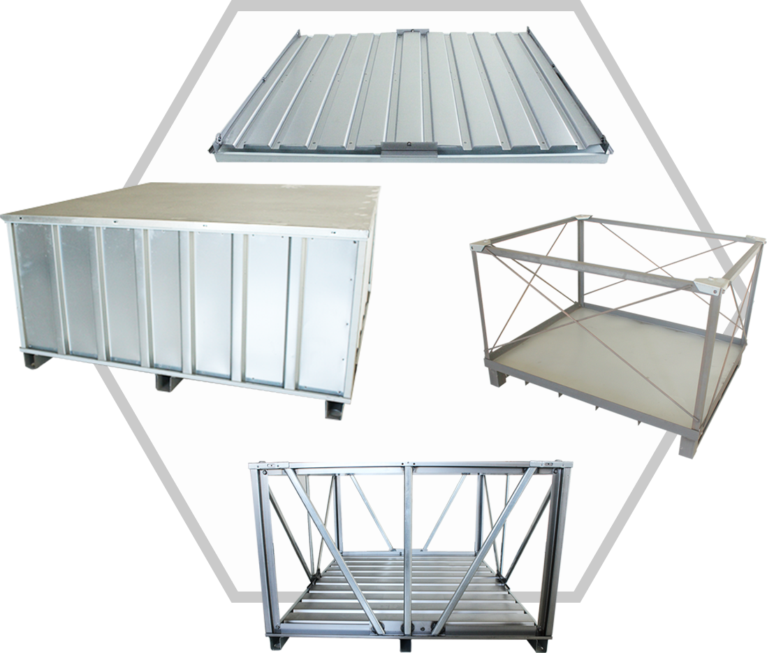 Metal Crates - Architecture (1098x935), Png Download