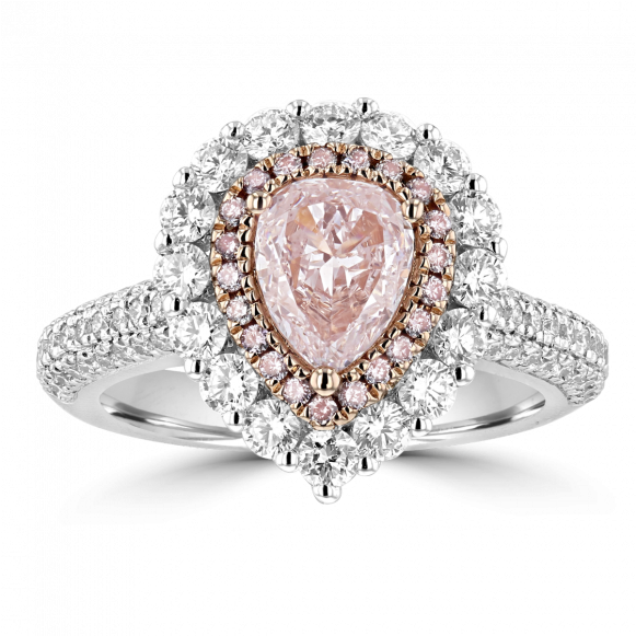 Platinum & Gold - Pre-engagement Ring (580x720), Png Download