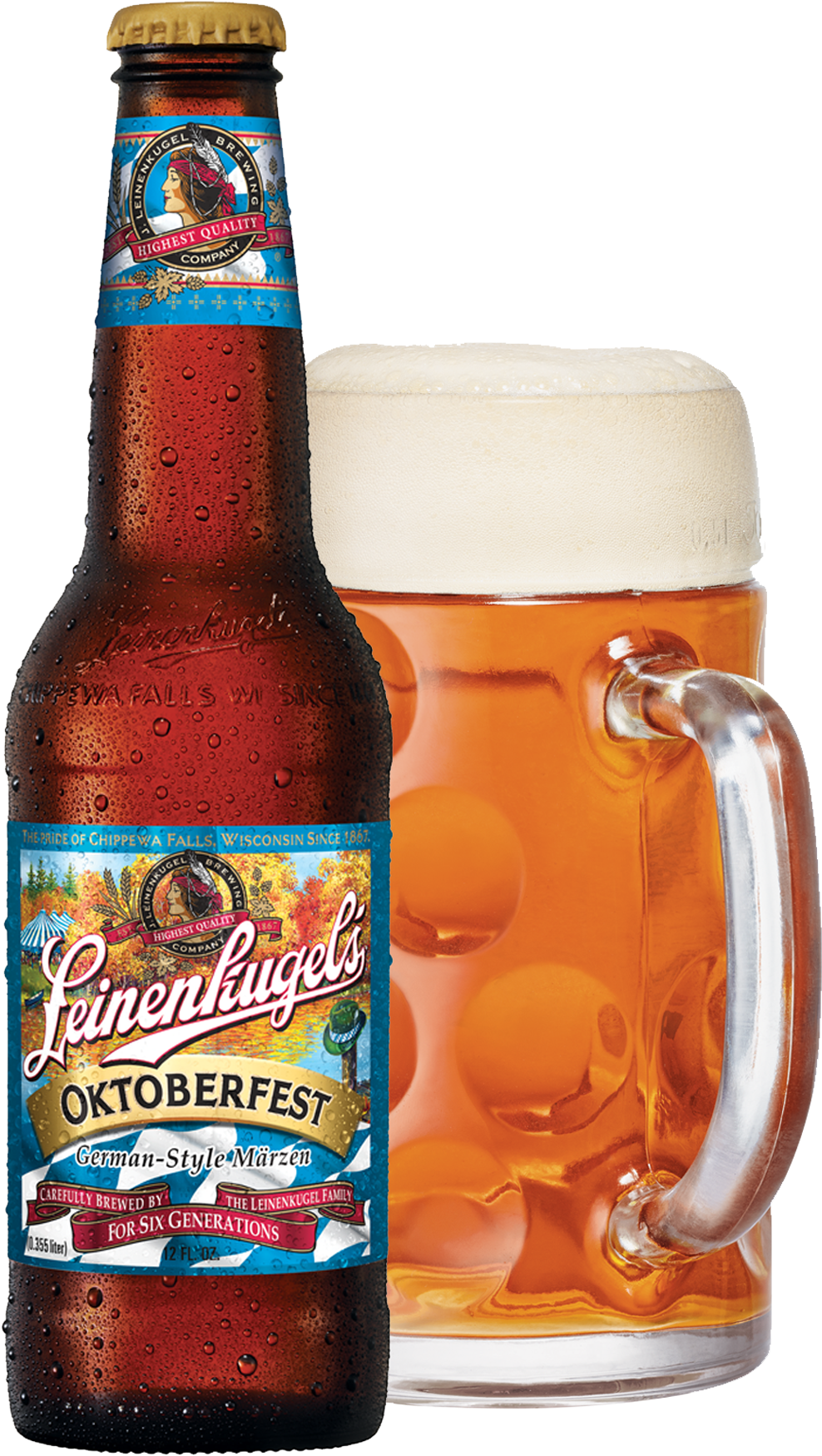 Leinenkugel Oktoberfest - Oktoberfest Beer Leinenkugel Oktoberfest Logo (1000x1773), Png Download