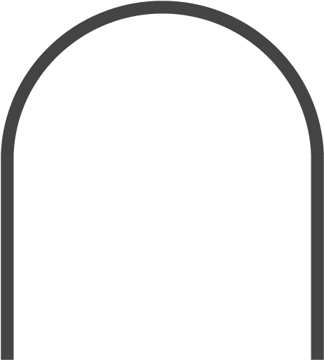 Round Top Arch - Black Arch Png (660x660), Png Download