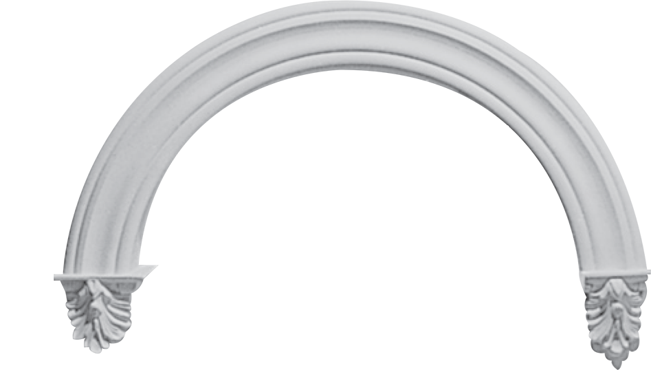 Decorative Plaster Archways - Plaster (947x538), Png Download