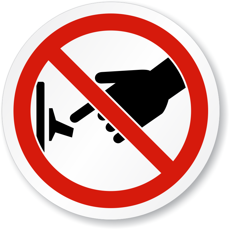 Iso Do Not Switch On Symbol Sign - Do Not Turn On Switch (800x800), Png Download