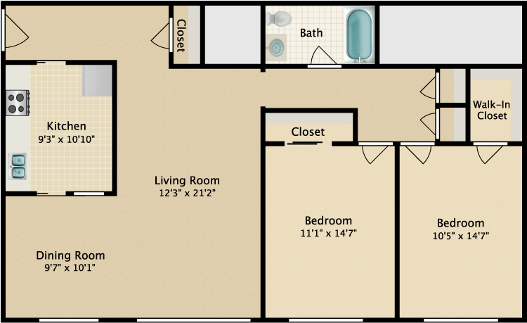 Archway-bleeker Street - House (750x750), Png Download