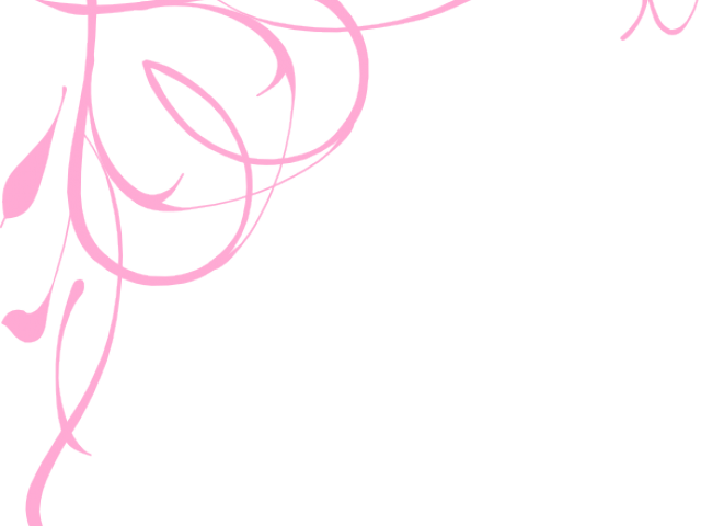Heart Border Cliparts - Pink Corner Border Png (640x480), Png Download