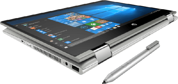 Hp Pavilion X360 14-cd I3 Super Ssd Professional Bn4lr21pa - Hp Pavilion X360 Cd0053tx (700x525), Png Download