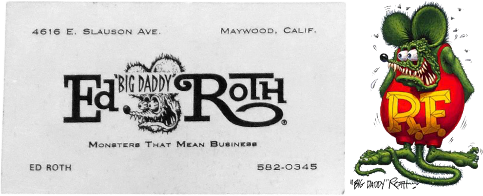 Rat Fink (1000x403), Png Download