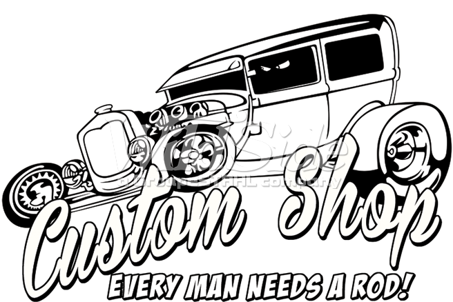 Every Man Needs A Rod - T-shirt Hot Rod Custom Garage Car Classic Car Vintage (675x675), Png Download