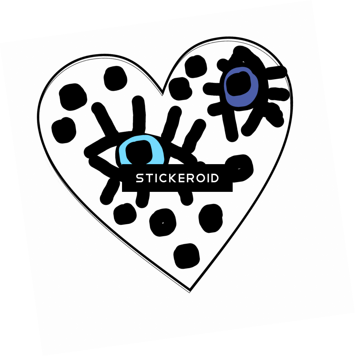 Abstract Heart Love - Love (1155x1156), Png Download