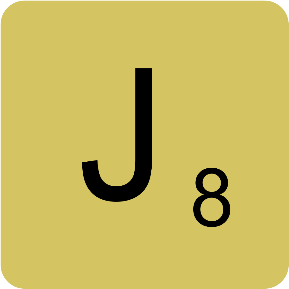 Scrabble Letter J - Les Lettres Du Scrabble (1024x1024), Png Download