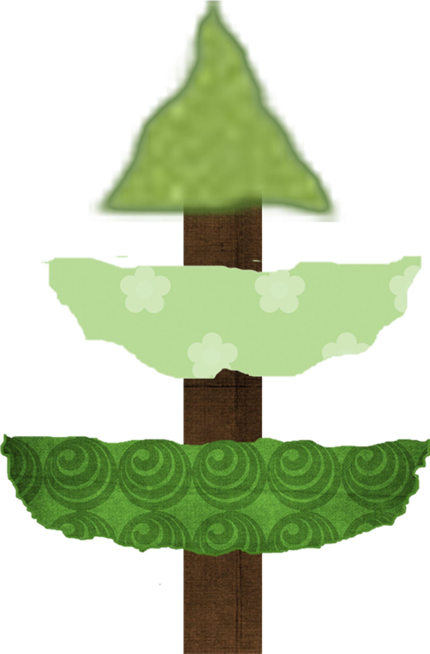 Schedules And Random Information - Christmas Tree (1671x2636), Png Download