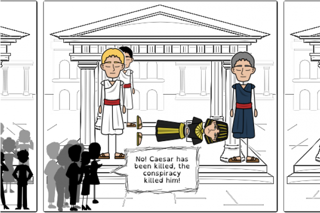 Julius Caesar Clipart House - Cartoon (640x480), Png Download
