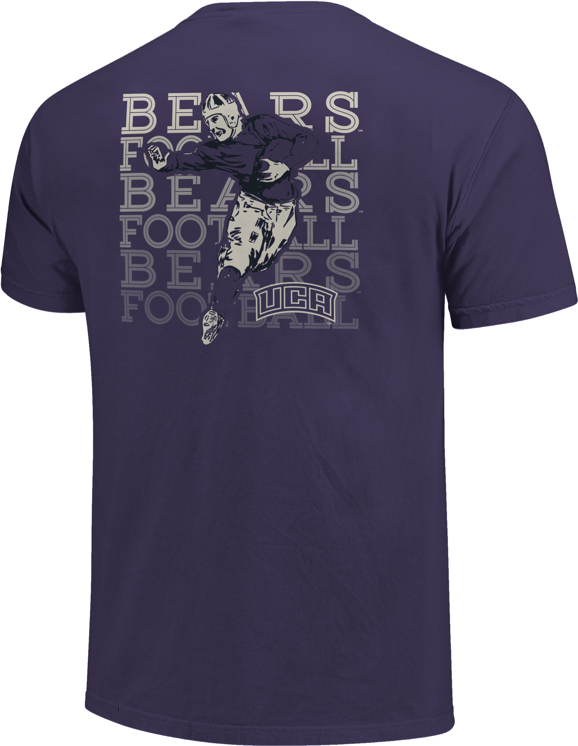 Run The Ball Cc Short Sleeve Tee - Anvil Adult Triblend T-shirt 6750 (2500x2500), Png Download