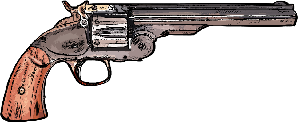 Westernhandguns 0002 S&wshofeld (969x398), Png Download