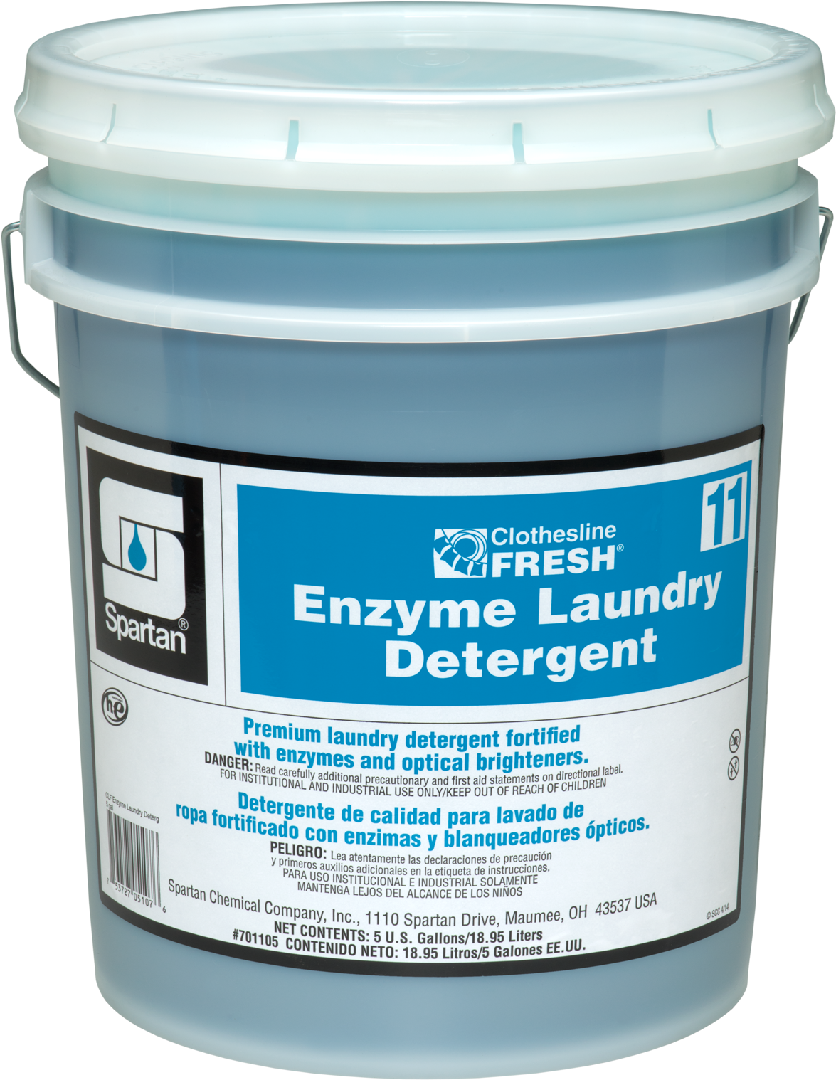 701105 Clf Enzyme Laundry Detergent - Spartan Sd-20 All Purpose Cleaner - 5 Gal. 0020-5 (1351x1892), Png Download