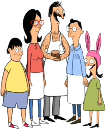 Family Png Transparent Image - Bob's Burgers Pilot (800x441), Png Download