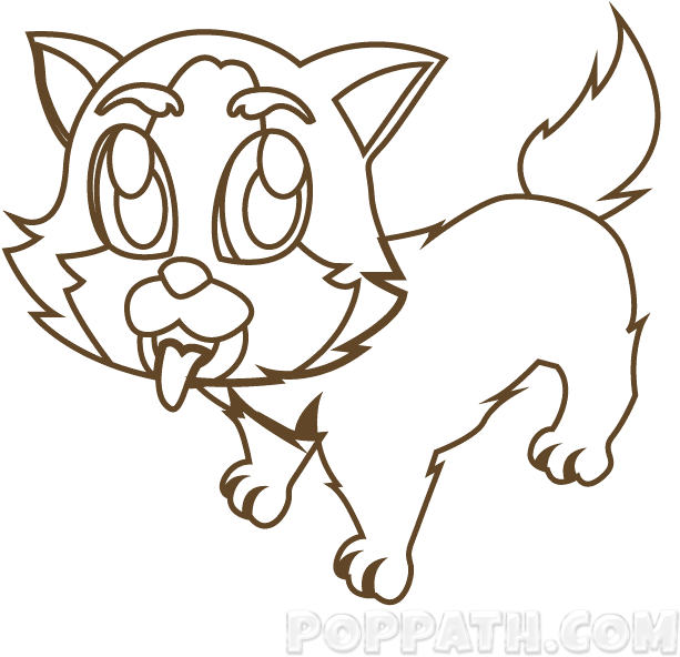 To Draw A Happy Dog, There Are Several Things To Put - Dog (650x650), Png Download