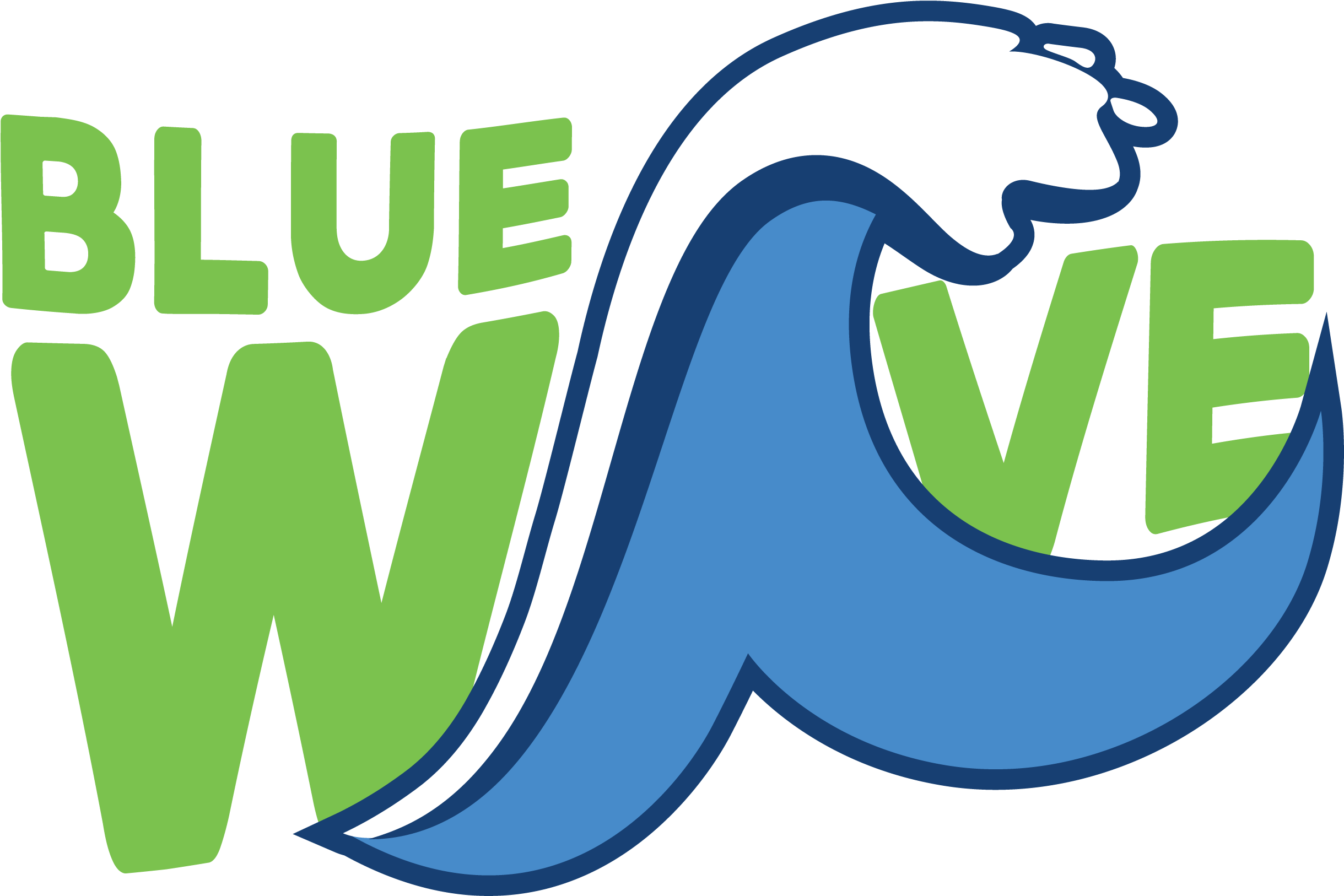 Blue Wave Logo - Instagram (2500x1668), Png Download