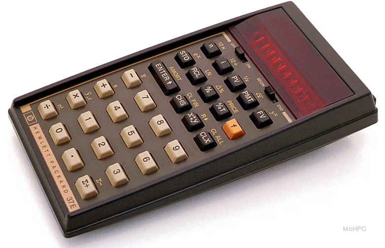 Vintage Calculator Png Transparent Image - Old Hewlett Packard Calculators (780x518), Png Download