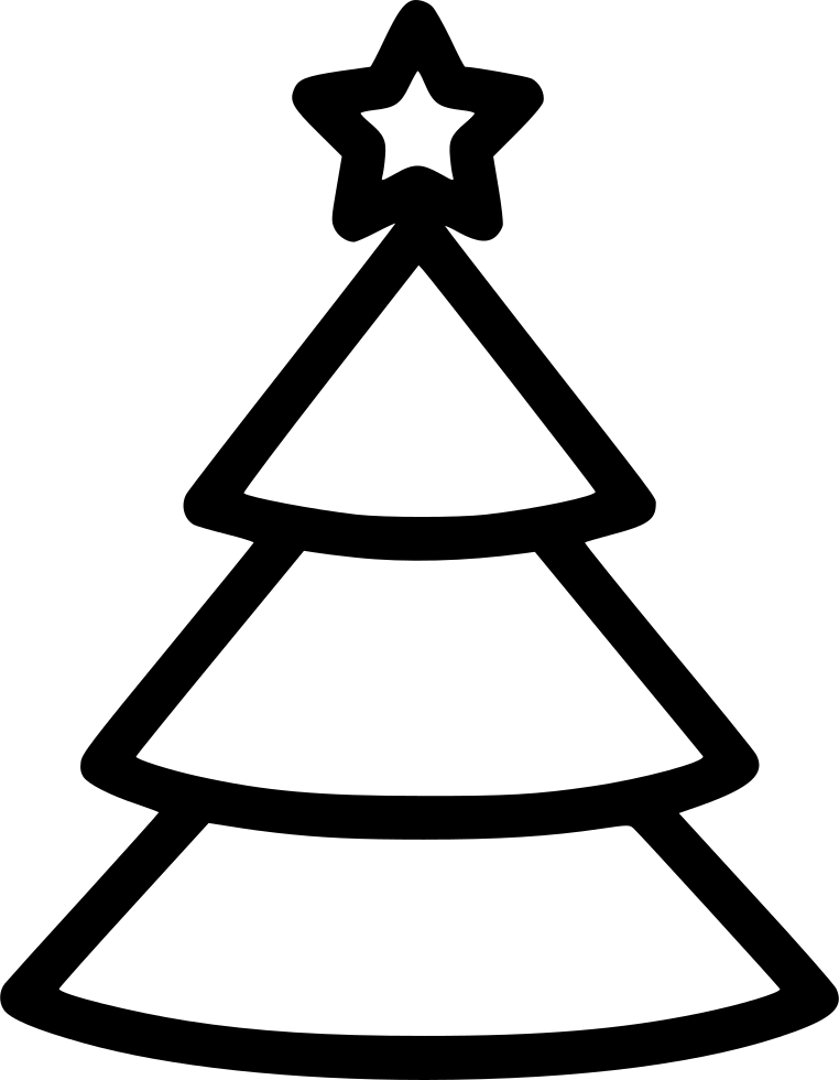 Christmas Tree Comments - Christmas Tree Icon Png (762x980), Png Download