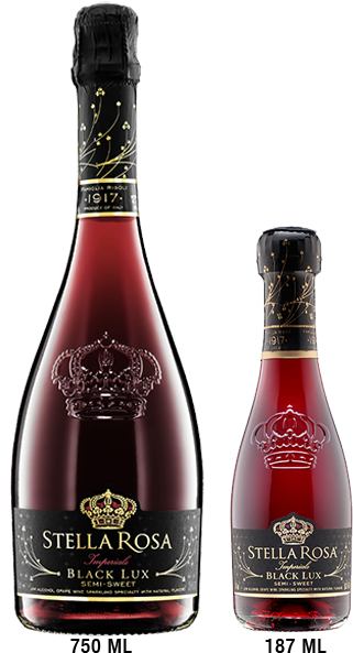 Imperiale Black Lux - Stella Rosa Black Lux (585x631), Png Download