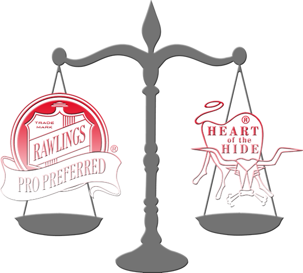 Rawlings Pro Preferred Vs Heart Of The Hide - Ostankino Tower (591x532), Png Download
