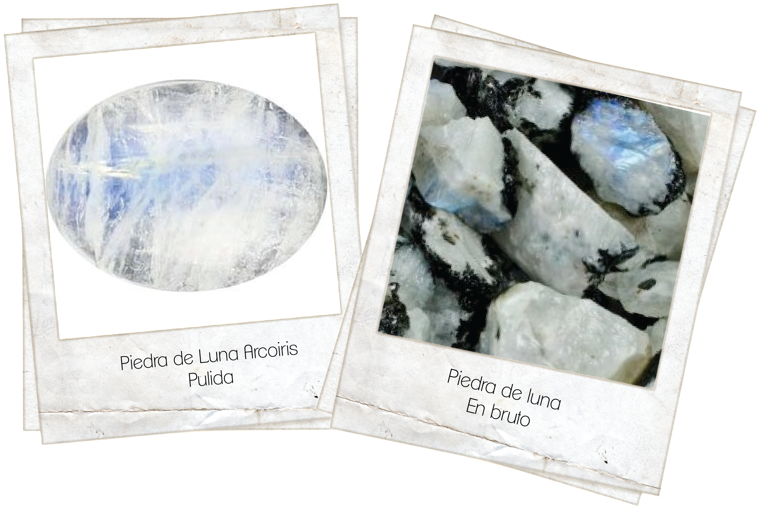 Piedra De Luna Arcoiris-01 - Rock (2642x1783), Png Download