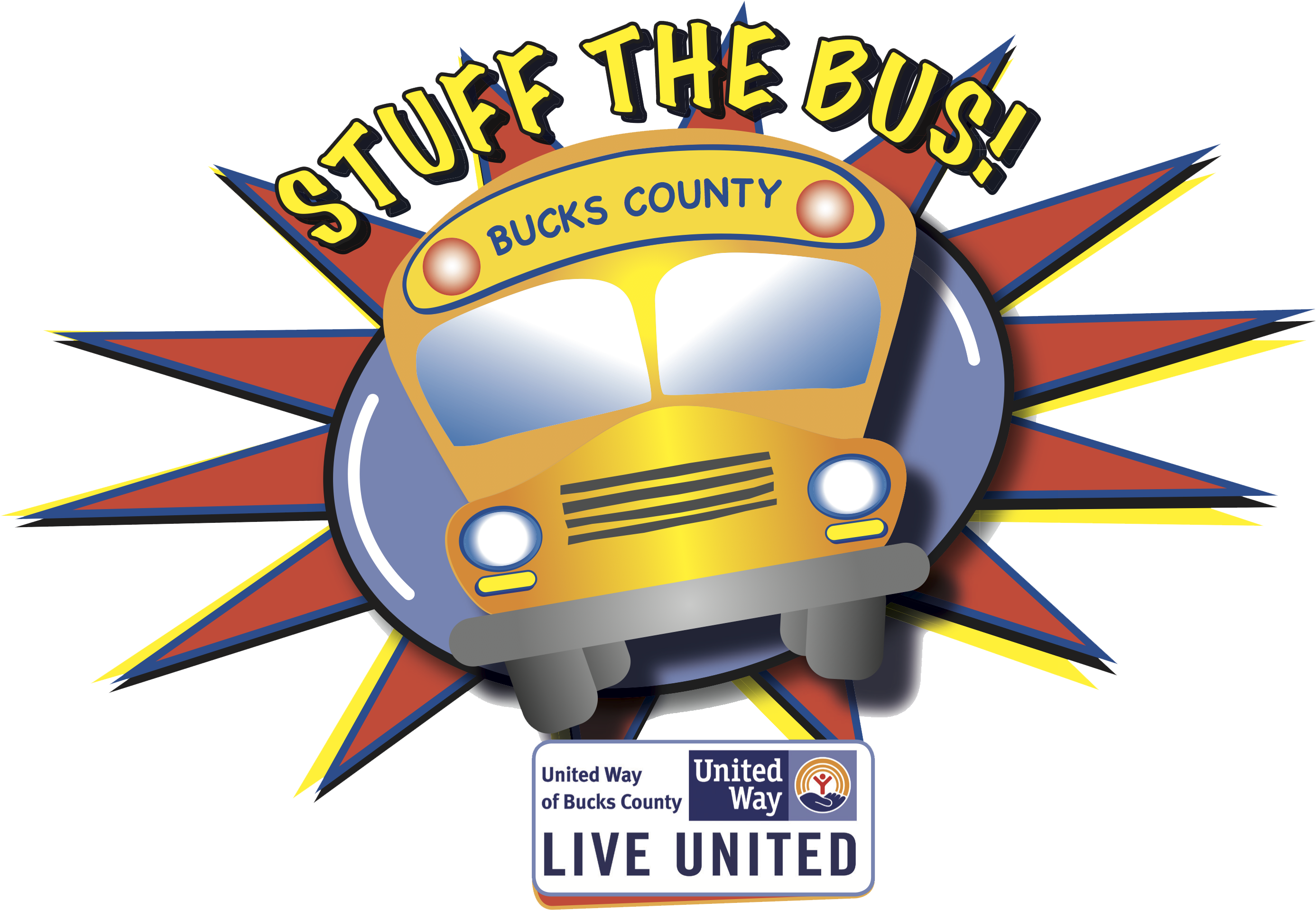 Stuff The Bus Logo - United Way (3000x2100), Png Download