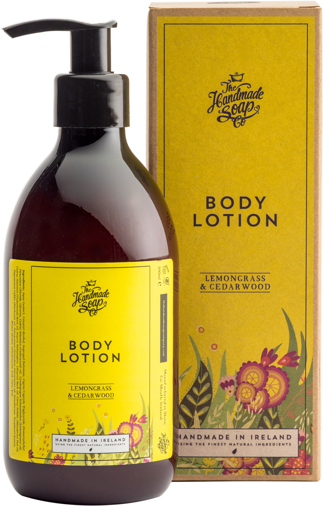 All Natural Handmade Lemongrass & Cedarwood Body Lotion - Handmade Soap Company Lemongrass And Cedarwood Hand (2048x2048), Png Download